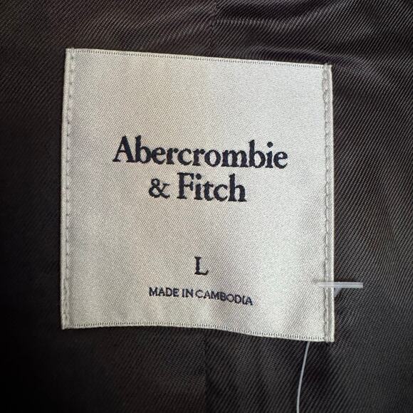 Abercrombie & Fitch Blazer Black Tailored Work Office Business Casual Large NWT - Picture 7 of 9